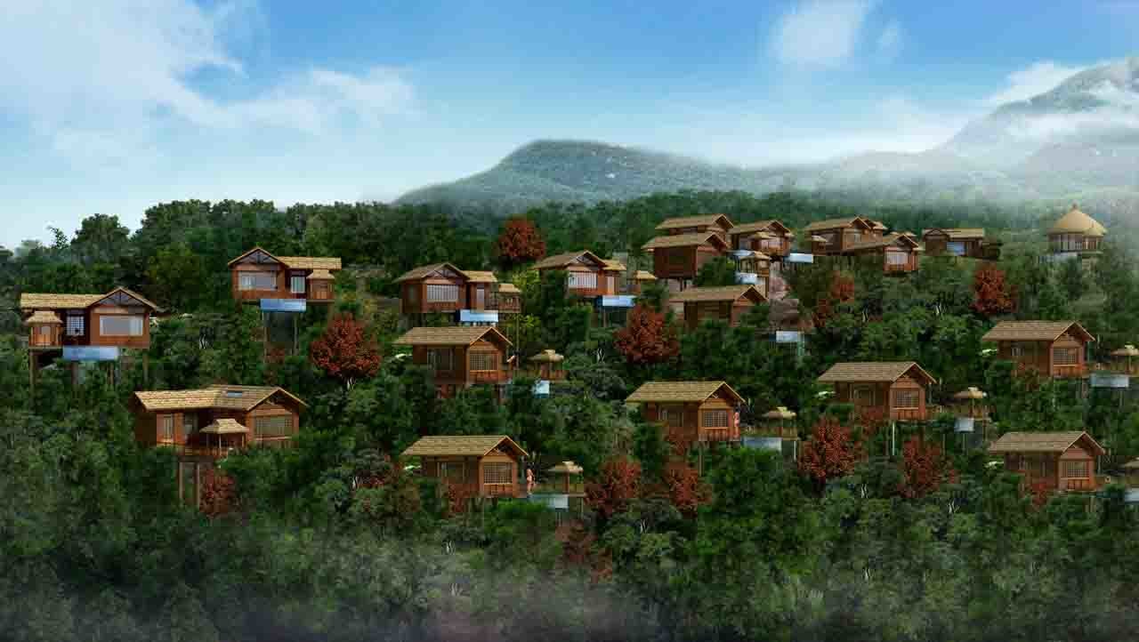 蒙山康谷温泉养生小镇